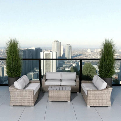 Outdoor Sofa Seating Group with Cushions