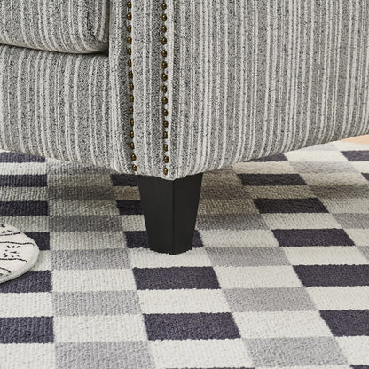 Comfy Upholstered Armchair And Wooden Frame