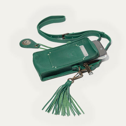 Signature Zip Phone Crossbody