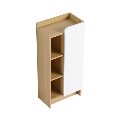 Freestanding Narrow Bathroom Cabinet with Door