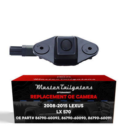 Lexus LX 570 OEM backup camera by Master Tailgaters, black plastic module on Tampa Home & Garden Store