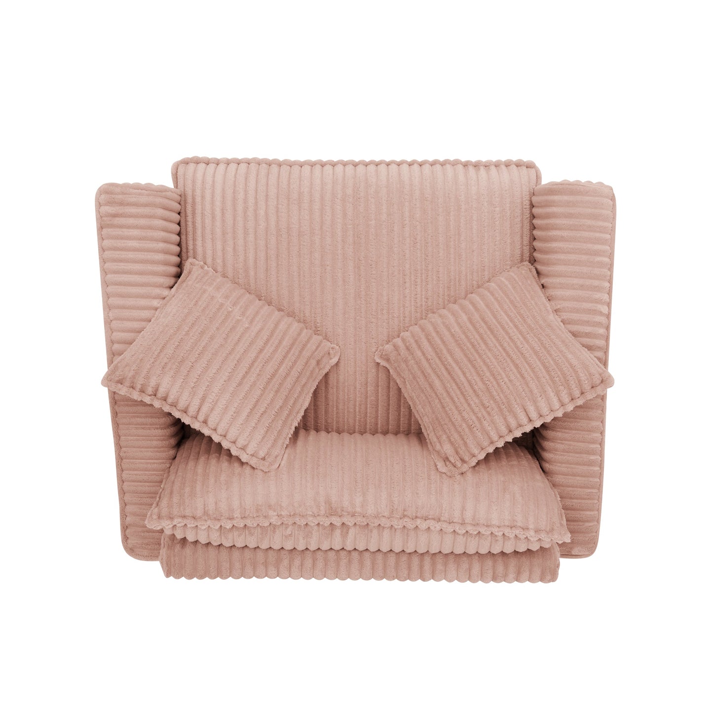 Premium Corduroy Lazy Sofa Chair and Backrest