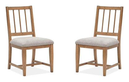 Lindon Dining Side Chair with Upholstered Seat