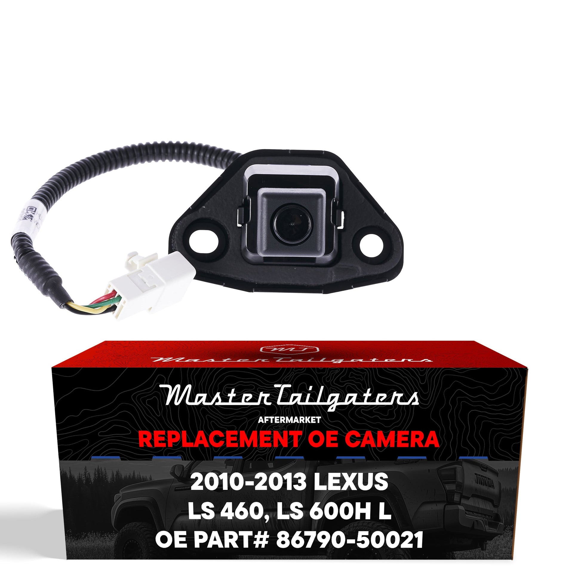 Backup camera by Master Tailgaters for Lexus LS 460/LS 600h L (2010-2013) OEM with harness on Tampa Home & Garden Store