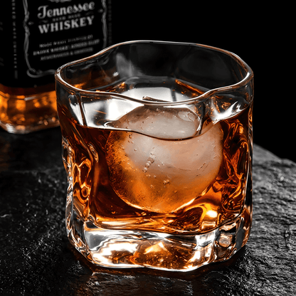 Hoshi Handcrafted Crystal Whisky Glass with Grip