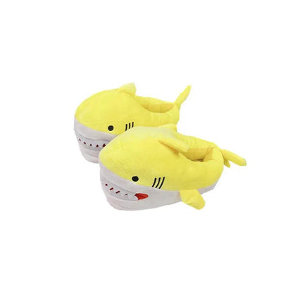 Warm Shark Womens Plush Slippers For Home Comfort
