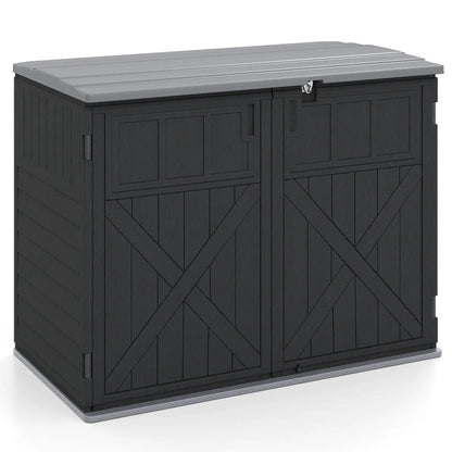20 Cu Ft Horizontal Resin Storage Shed With Shelf