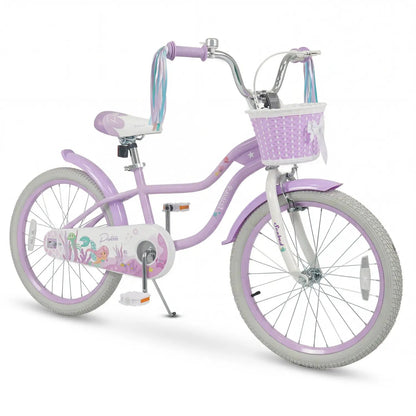 Kids Bike 12-20 Inch With Training Wheels Purple