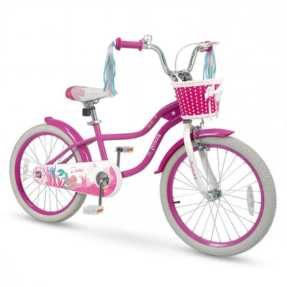 Kids Bike 18 Inch With Training Wheels Rose Red