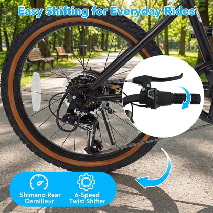 20 Inch LED Cycling Bike with Speakers and Lights