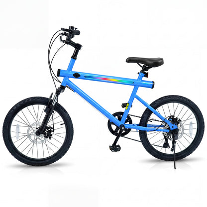 20 Inch Commuter Bicycle by GemGear blue frame LED lights 6-speed Shimano twist shifter on Tampa Home & Garden Store