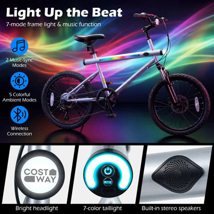 20 Inch Commuter Bicycle With Led Lights