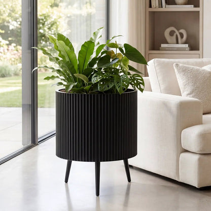 20-Inch Raised Metal Planter With Stand Legs