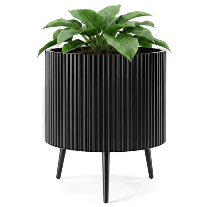 20-Inch Raised Metal Planter With Stand Legs