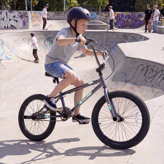20 Inch BMX Trick Bike by DirectDeals with 360° steering, dark gray frame for kids on Tampa Home & Garden Store