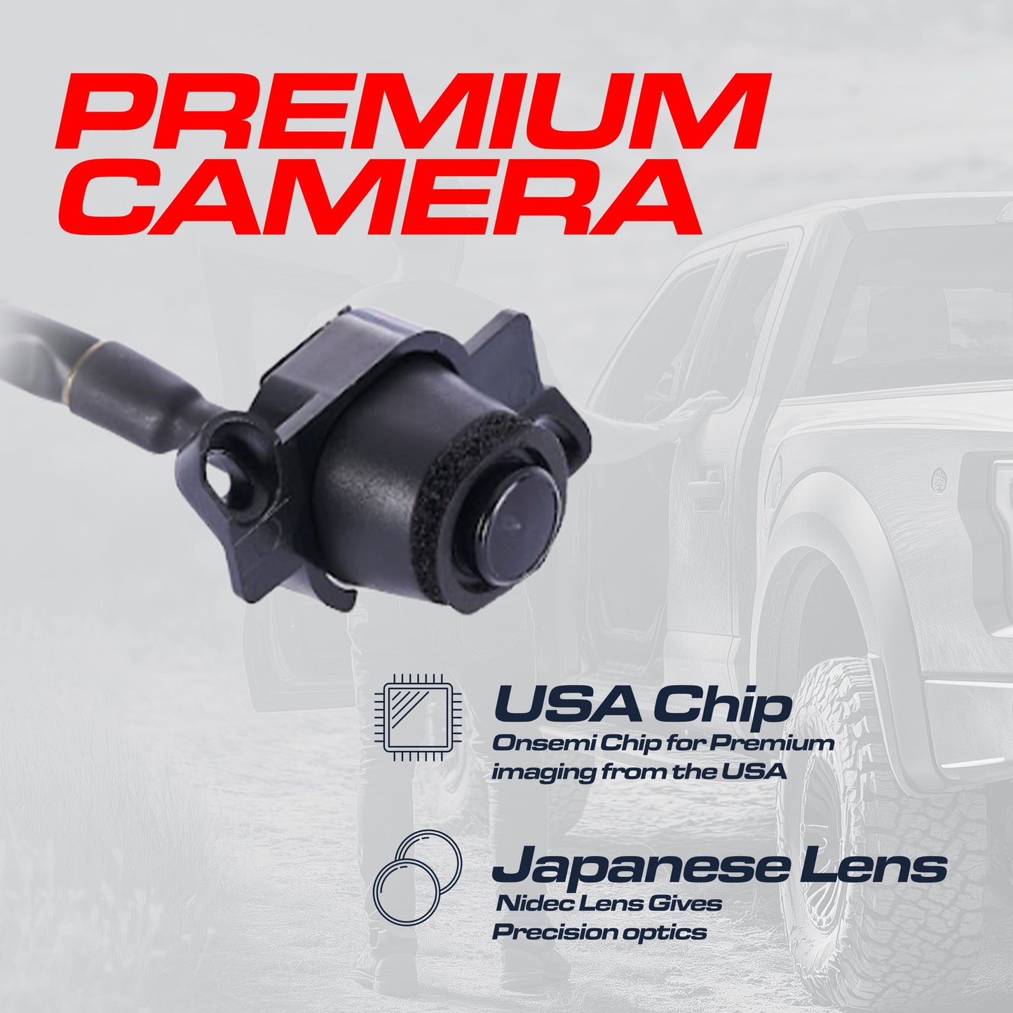 Master Tailgaters OEM backup camera for Chrysler 200 sedan (2012-2017), black housing on Tampa Home & Garden Store