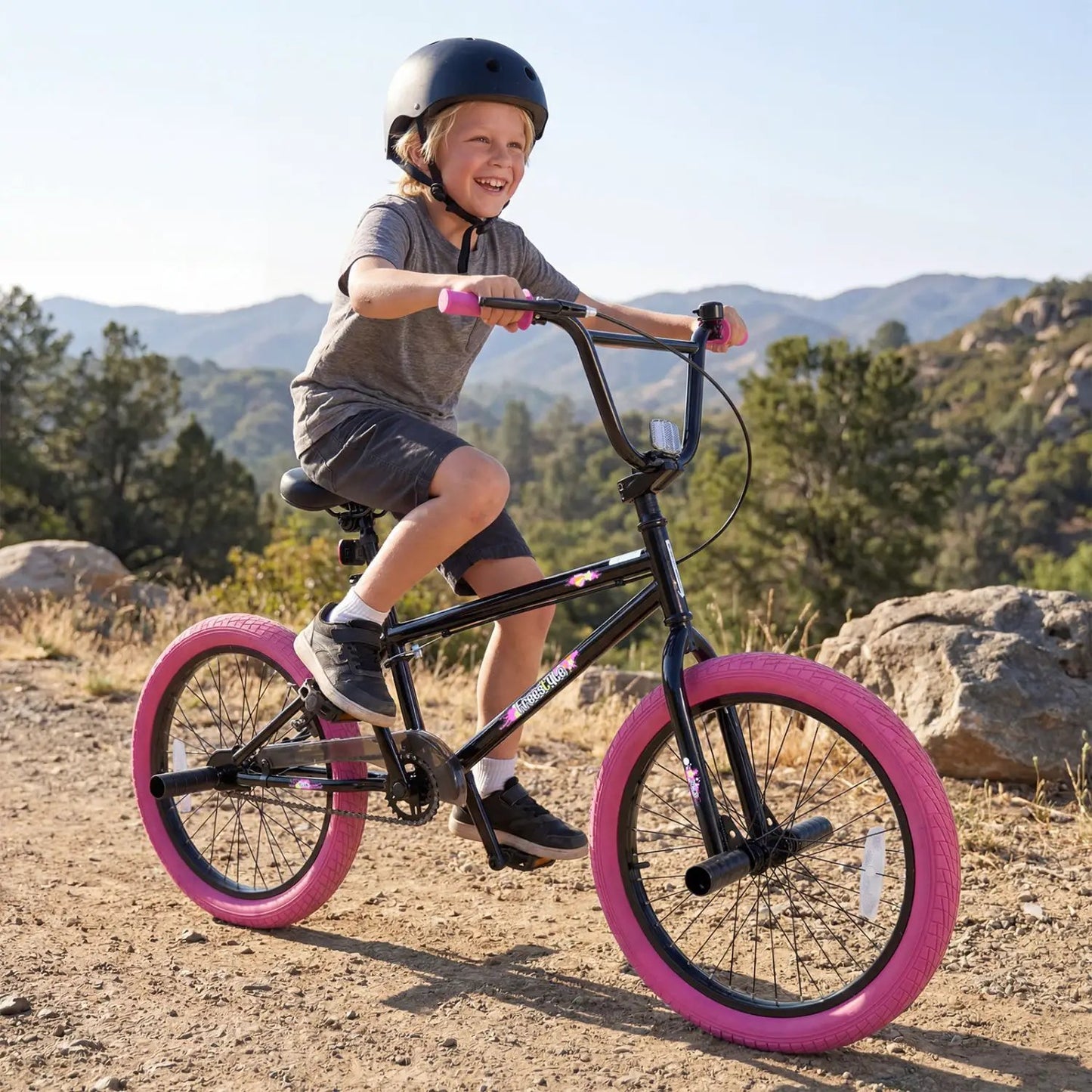 20 Inch Trick Bike with 360 Steering for Kids