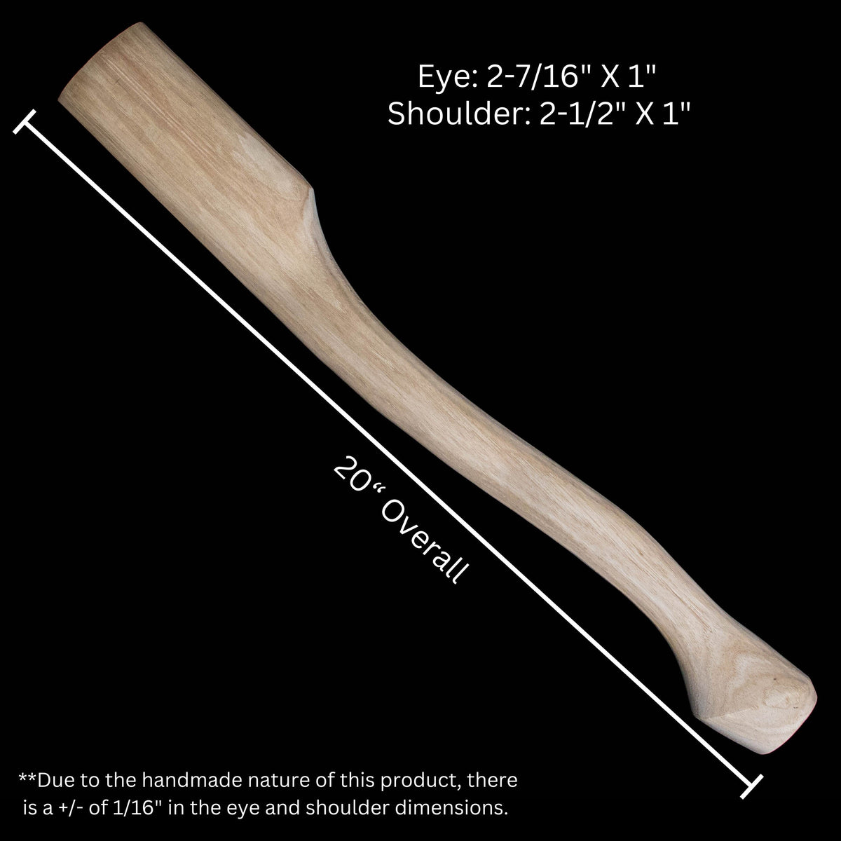 Whiskey River 19C Axe Handle 19in wooden handle by Whiskey River Art and Trading on Tampa Home & Garden Store