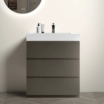 Alice Bathroom Vanity With Sink and Large Storage