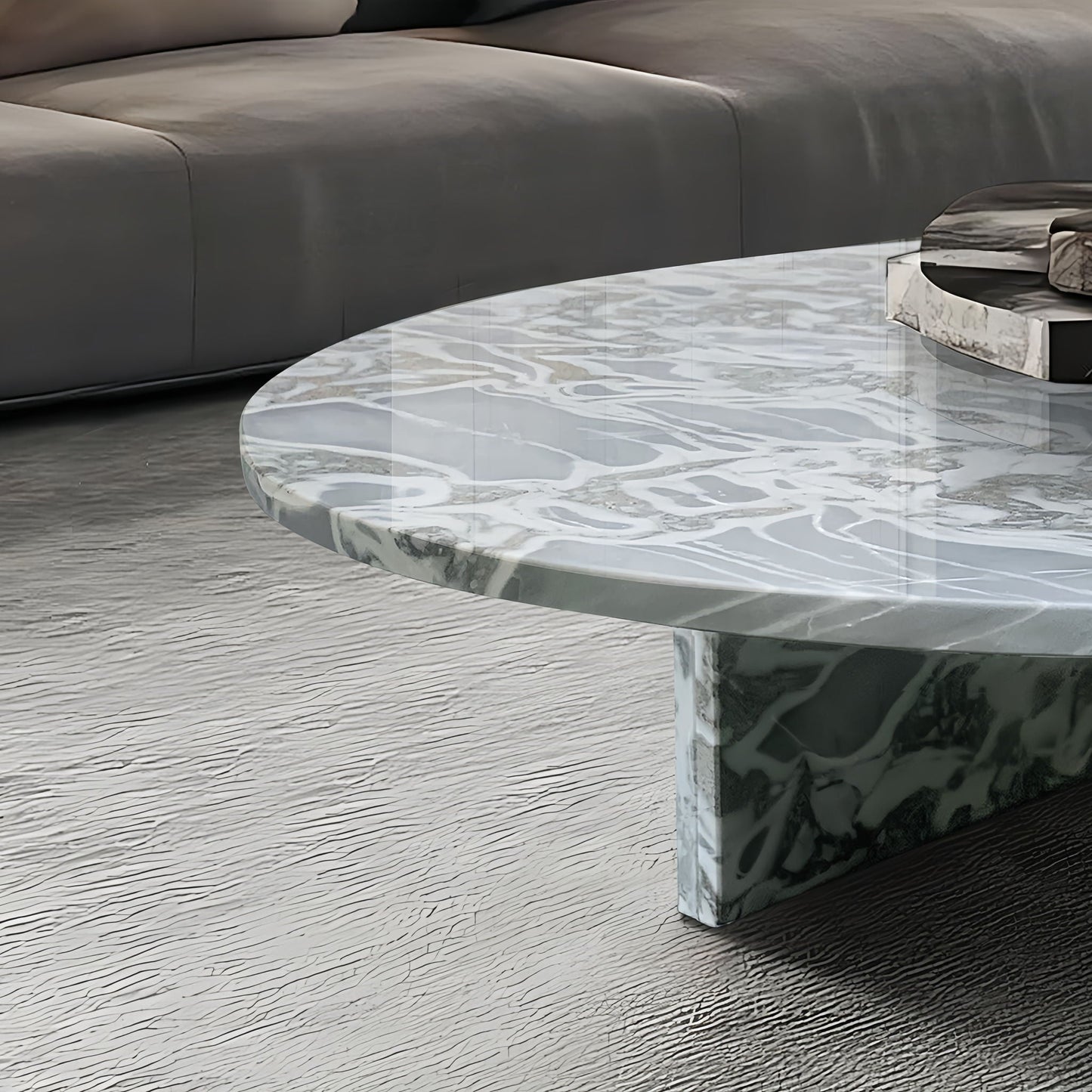 Luxury Marble Coffee Table With Unique Veining