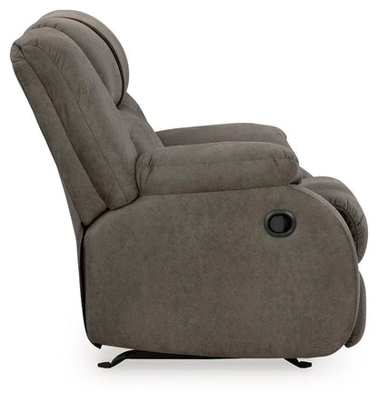 First Base Rocker Recliner Gunmetal gray fabric by Unique Piece Furniture on Tampa Home & Garden Store