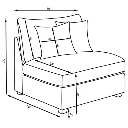 Lafayette Modular Sectional Sofa, 2-Piece Living Room Set by HouseOfZazla on Tampa Home & Garden Store