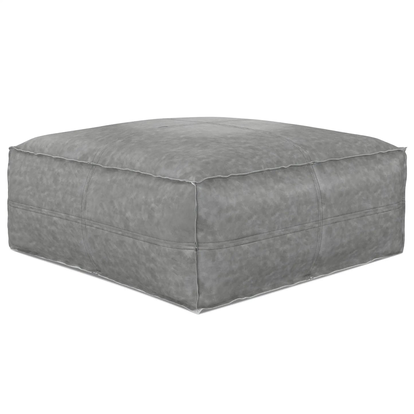 Brody Large Square Coffee Table Pouf Foot Stool