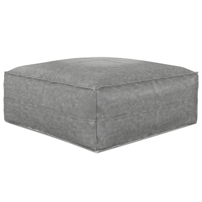 Brody Large Square Coffee Table Pouf Foot Stool