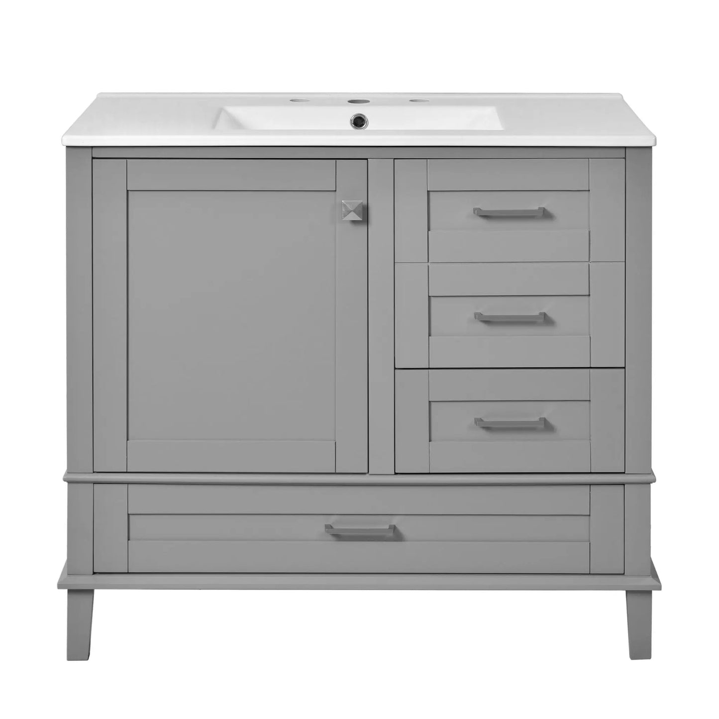 Traditional Bathroom Vanity With Soft Close Doors