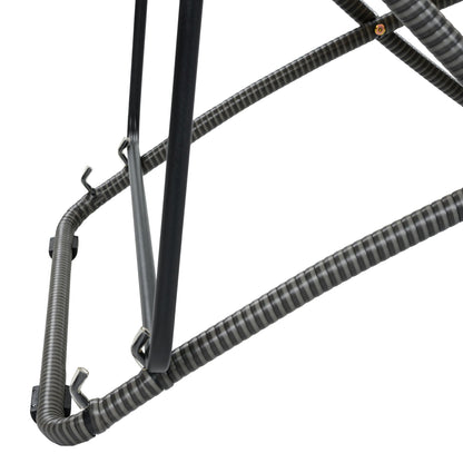 Pair of Outdoor Chairs with Adjustable Backrest