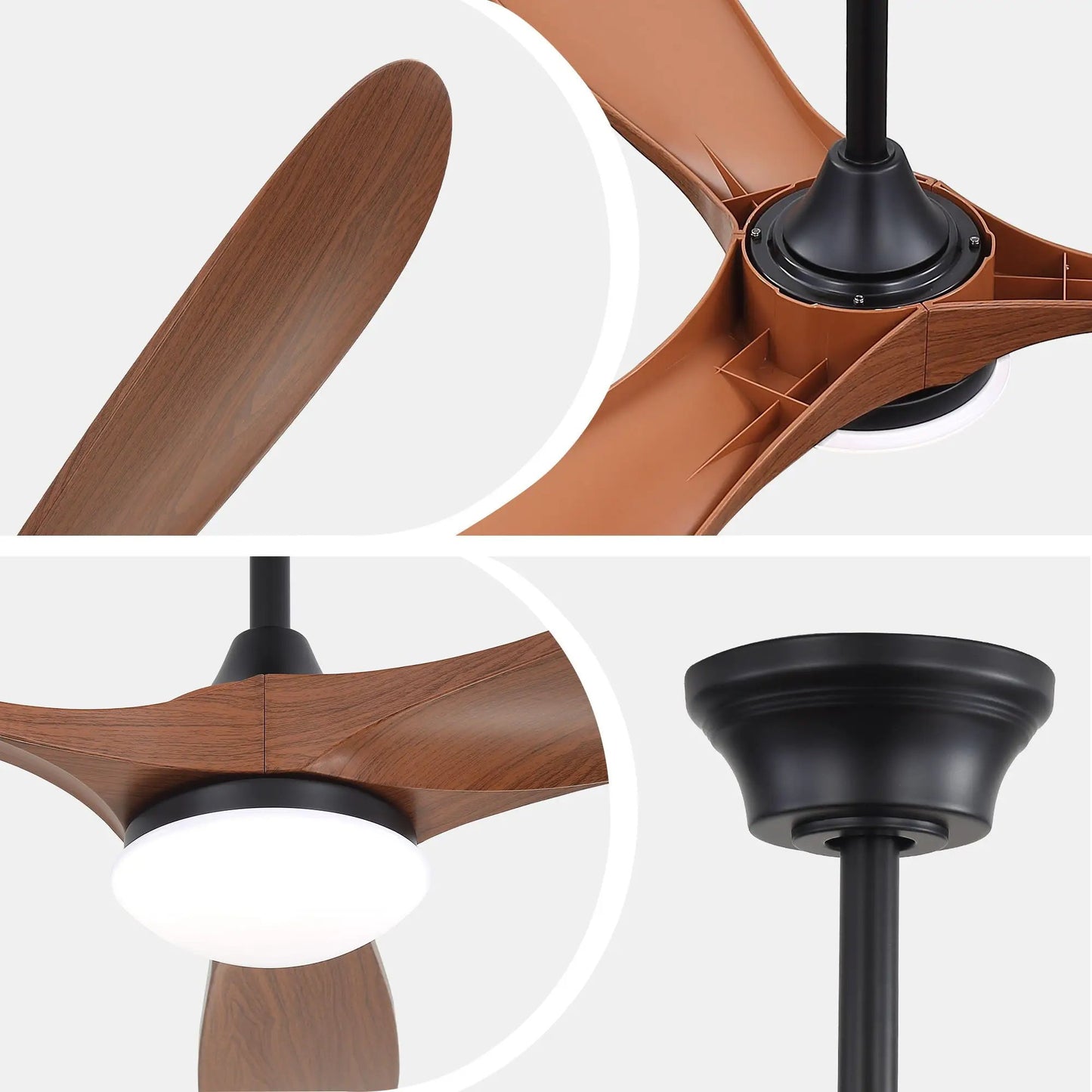 Smart Ceiling Fan With Lights, DC Motor Indoor