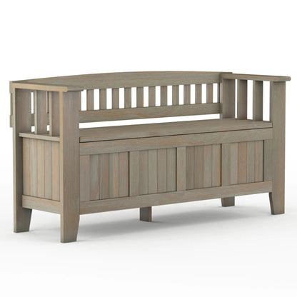 Acadian Entryway Storage Bench with Lift Lid