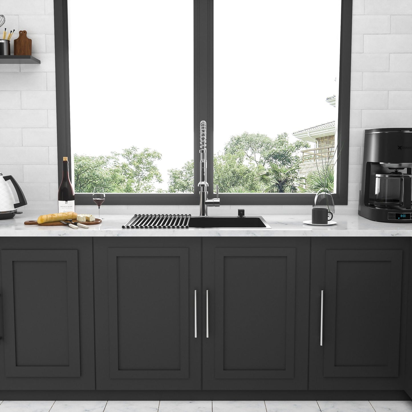 Topmount Sink 16 Gauge and Single Bowl Steel