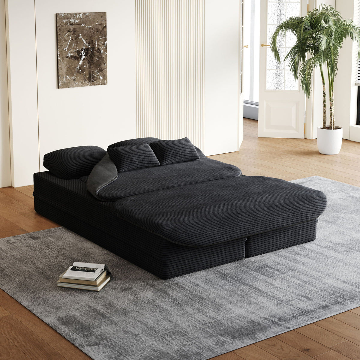 Multi Functional Foldable Sofa Bed and Blanket
