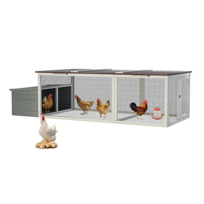 Solid Wooden Chicken Coop and Safe Outdoor House