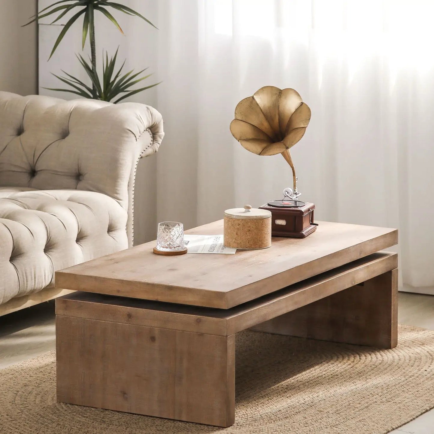 Rectangular Center Table for Living Room