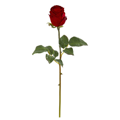 21” Rose Bud Artificial Flower (Set of 6) - Tampa Home & Garden Store