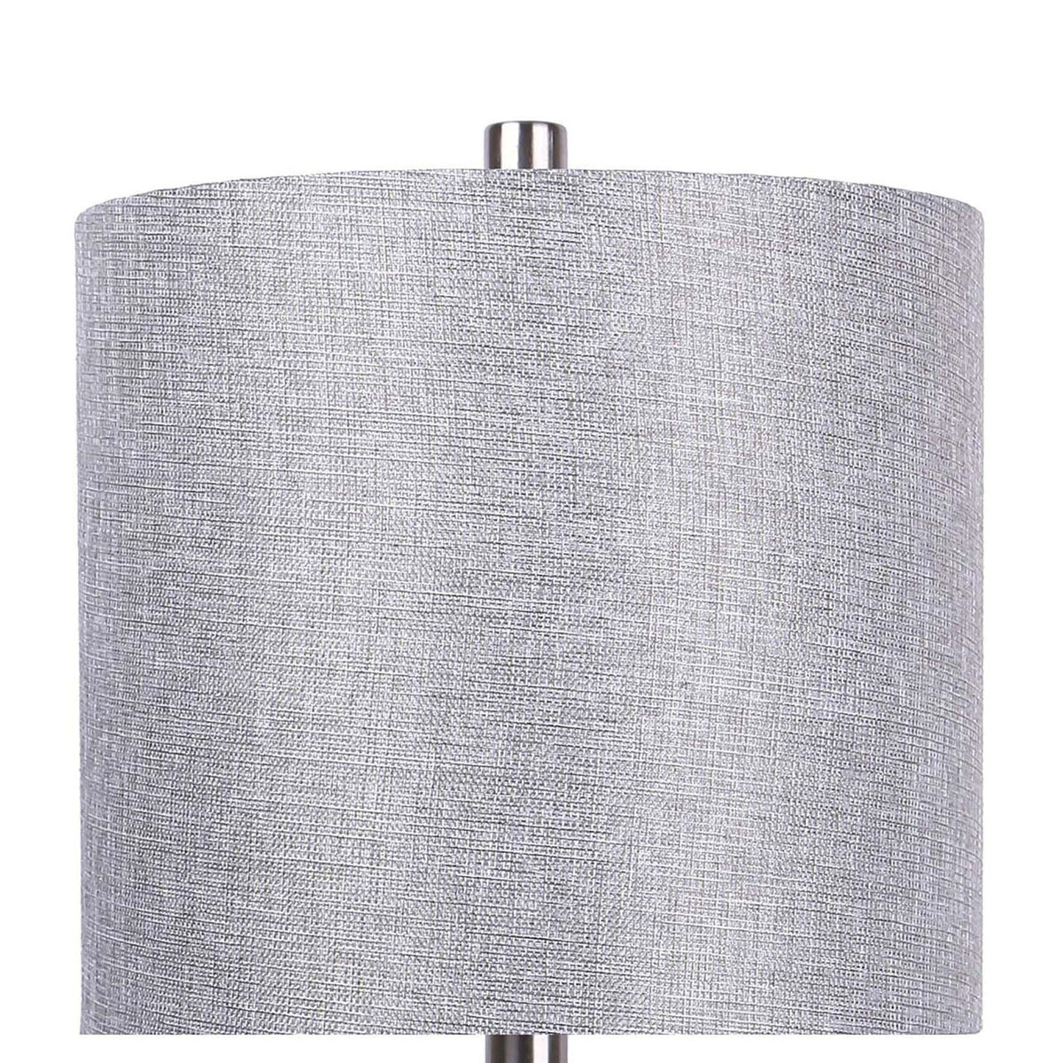 Gemma contemporary table lamp set of 2 with silver textured shade by HouseOfZazla on Tampa Home & Garden Store