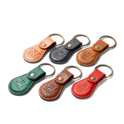Logo Keychain set by Will Leather Goods in assorted leather colors on Tampa Home & Garden Store