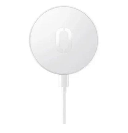  Ultra-thin magnetic wireless charger white disc with attached cable 15W by FLIPSTYLEZLLC on Tampa Home & Garden Store