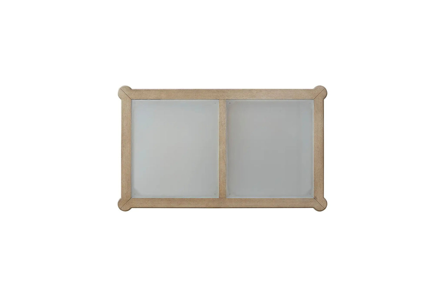 Frosted Glass Top Cocktail Table with Casters