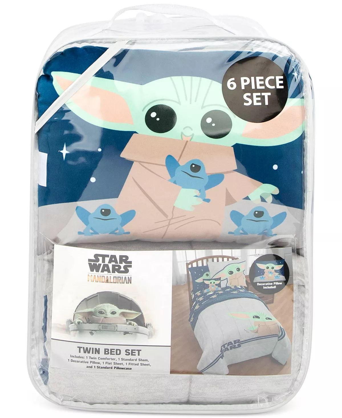 Disney Star Wars Hello Grogu 6-Pc Twin Comforter Set Multi by Vanessa Jane on Tampa Home & Garden Store