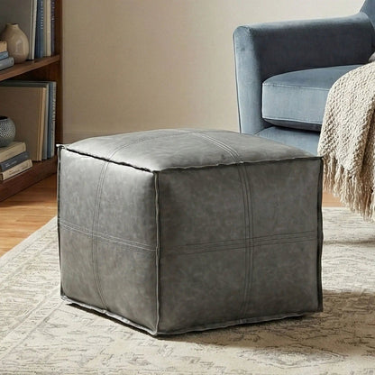 Brody Versatile Square Pouf for Living Rooms