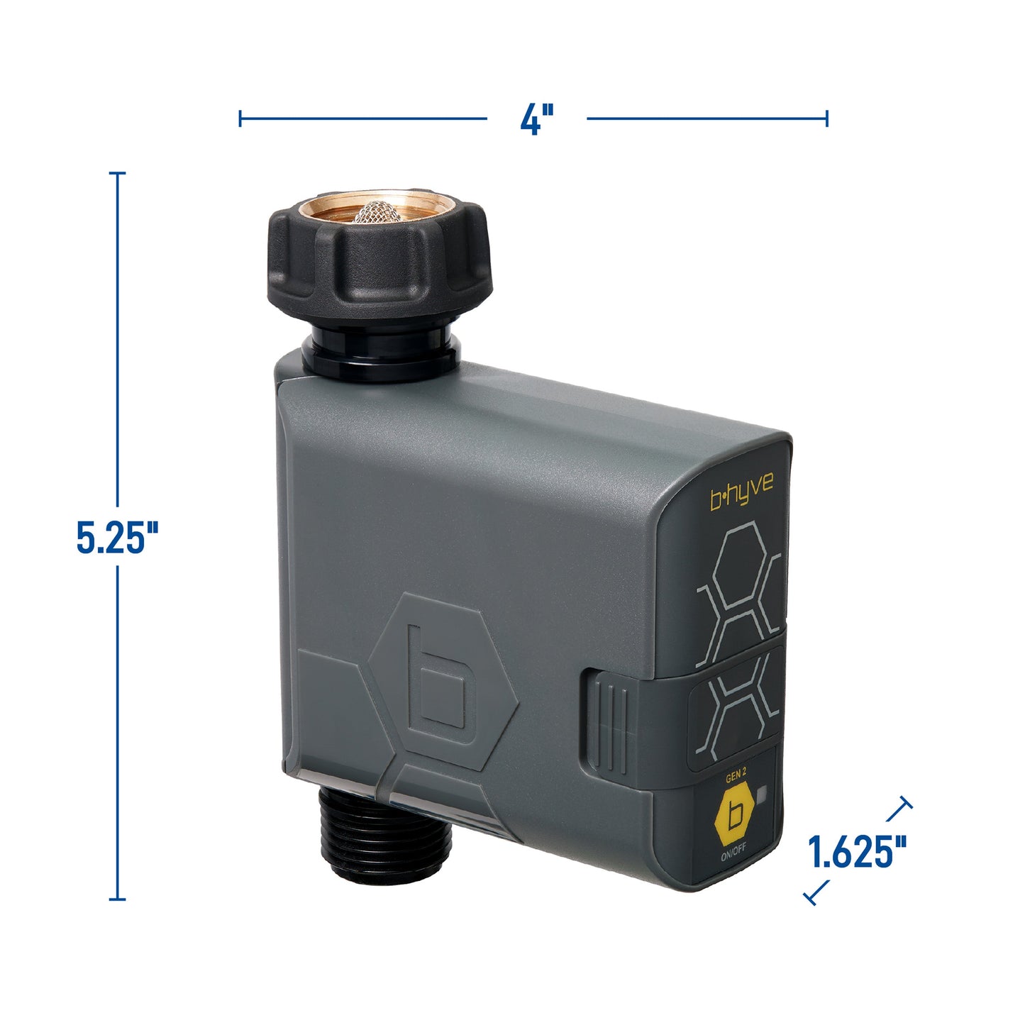 B-hyve Bluetooth 1-Outlet Hose Faucet Timer 21205