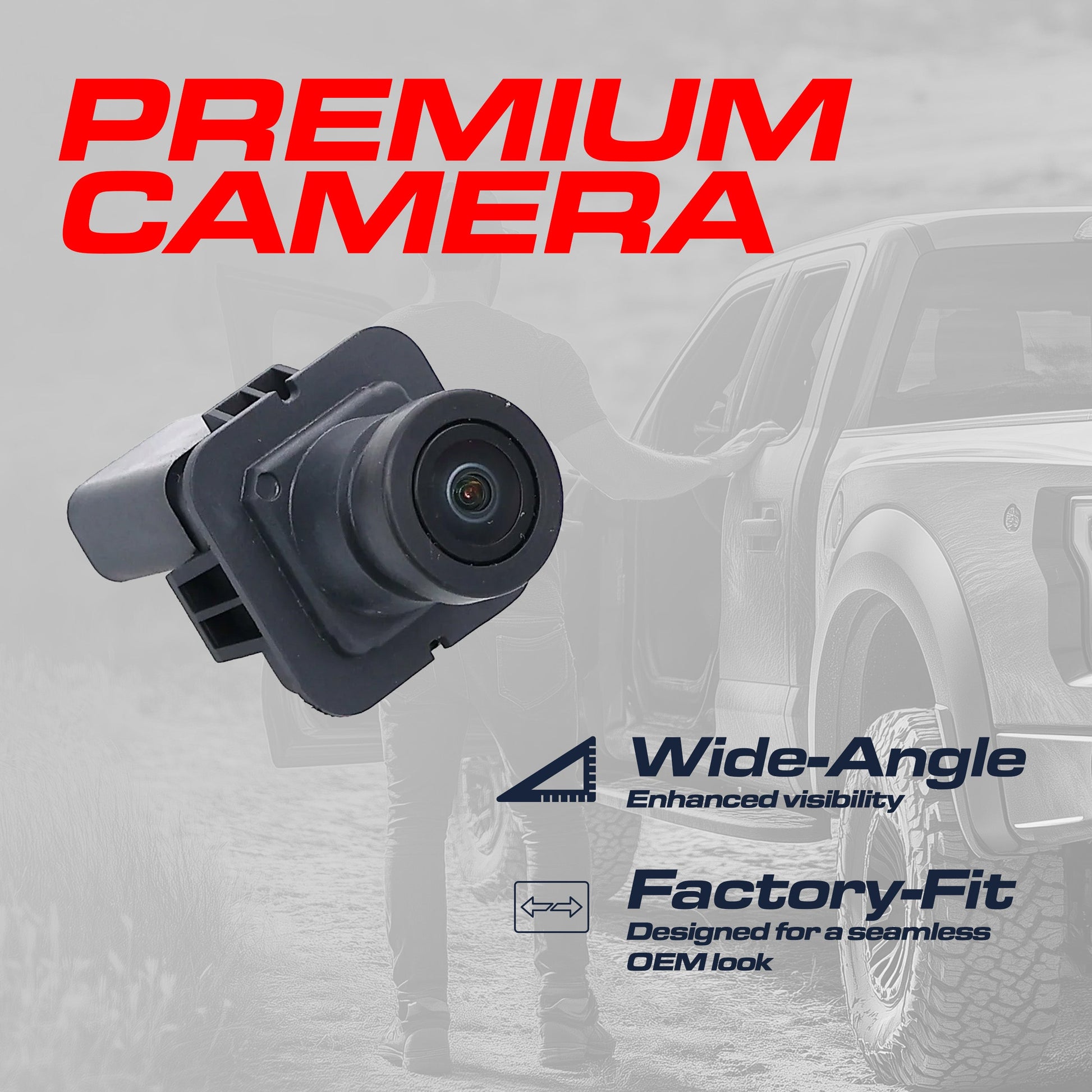 Backup camera for Lincoln MKT (2013-2019), OEM replacement by Master Tailgaters, black housing on Tampa Home & Garden Store
