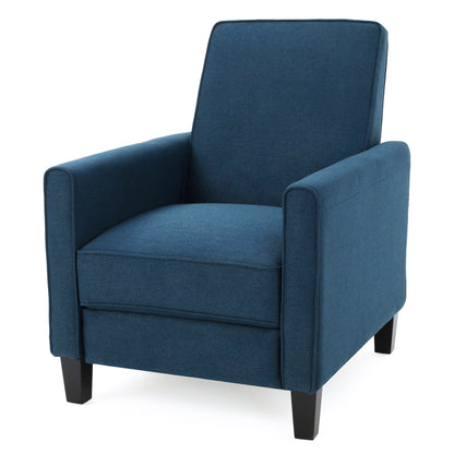 Upholstered Push Back Recliner Chair and Lounge