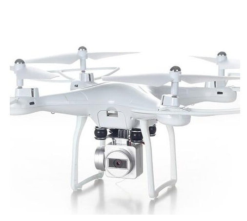 Quadcopter drone, white, with 2MP WiFi camera and FPV setup, toy racer UAV on Tampa Home & Garden Store