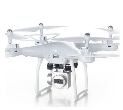 Quadcopter drone, white, with 2MP WiFi camera and FPV setup, toy racer UAV on Tampa Home & Garden Store