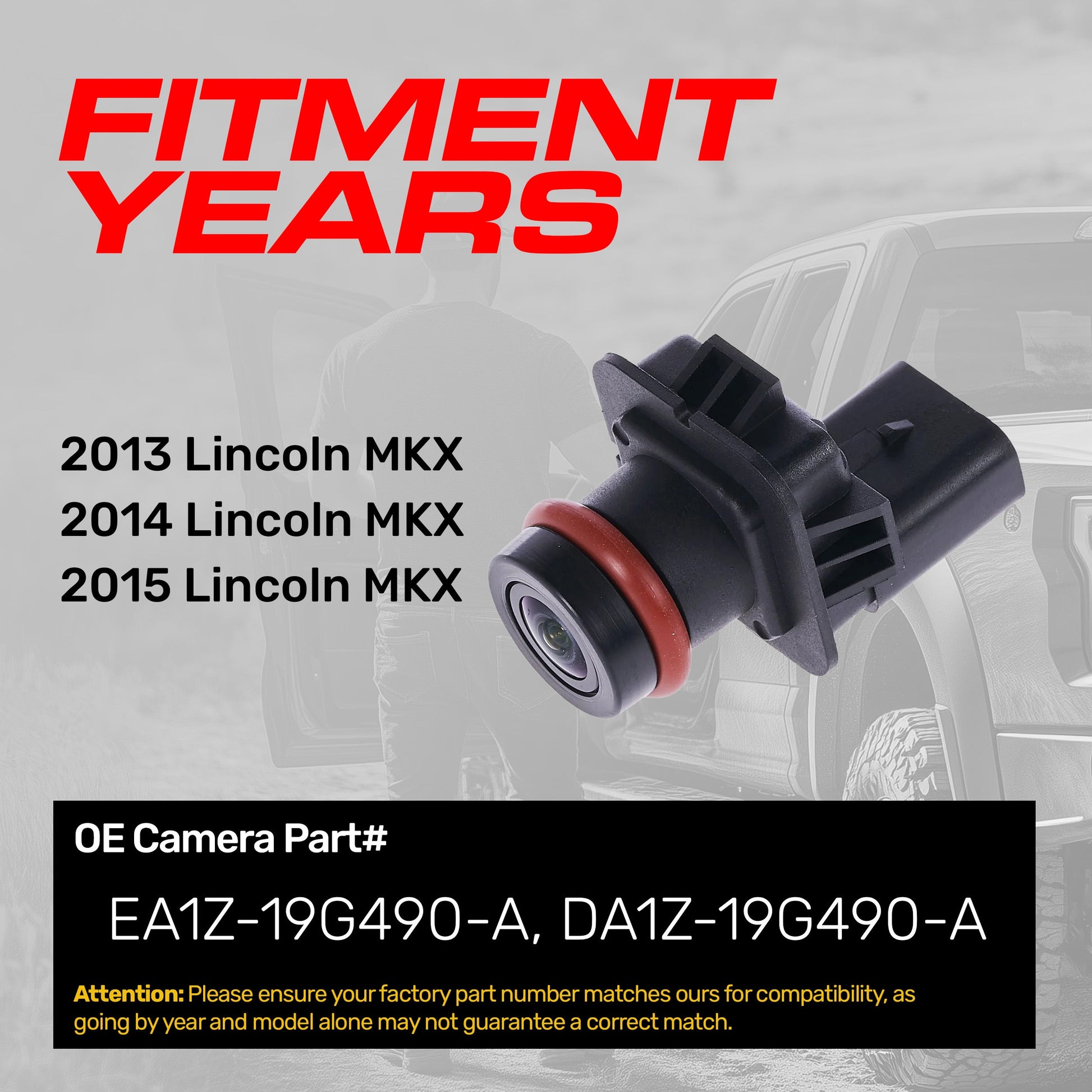 Backup Camera for 2013-2015 Lincoln MKX OEM Replacement by Master Tailgaters DA1Z-19G490-A on Tampa Home & Garden Store