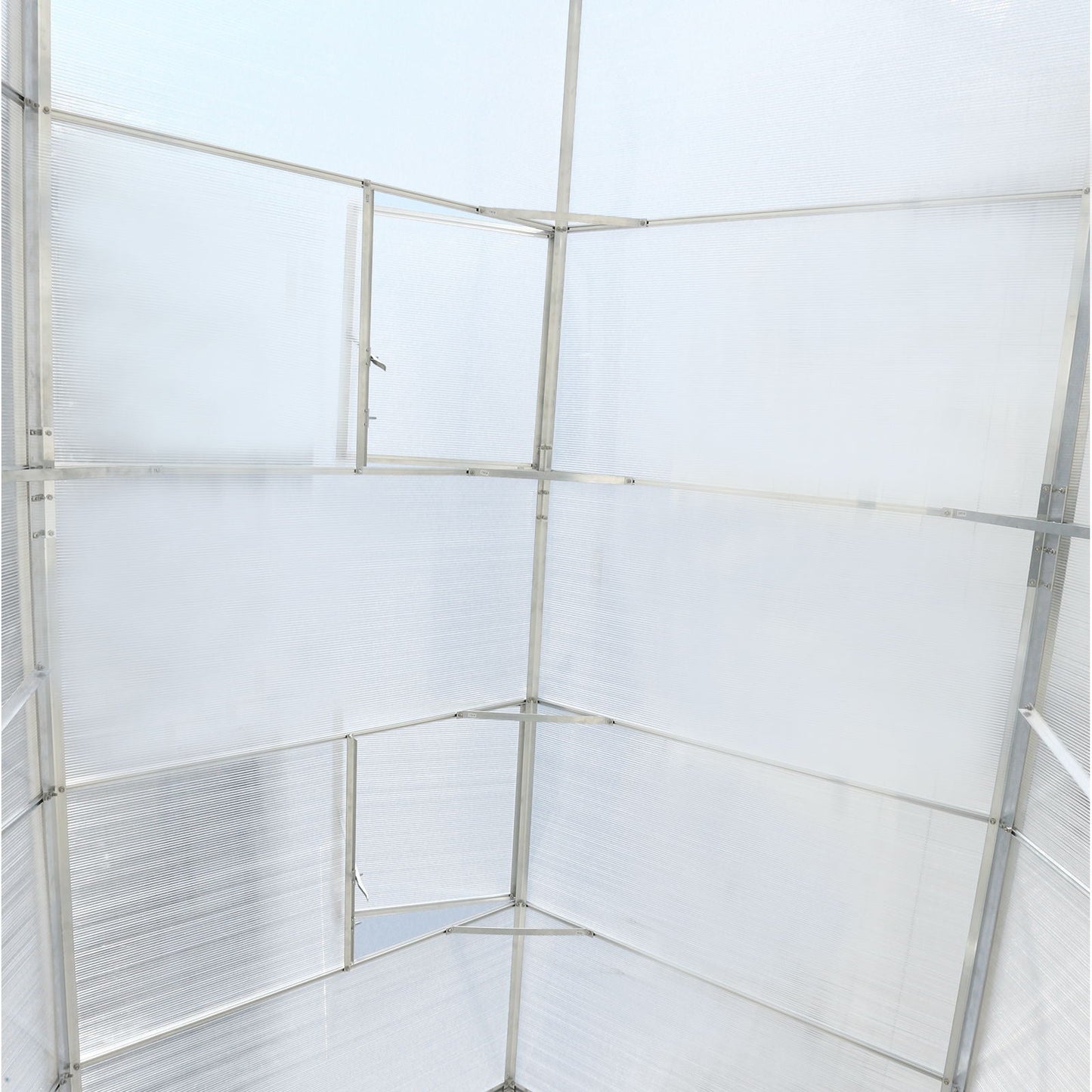 Heavy Duty Polycarbonate Greenhouse Kit and Door